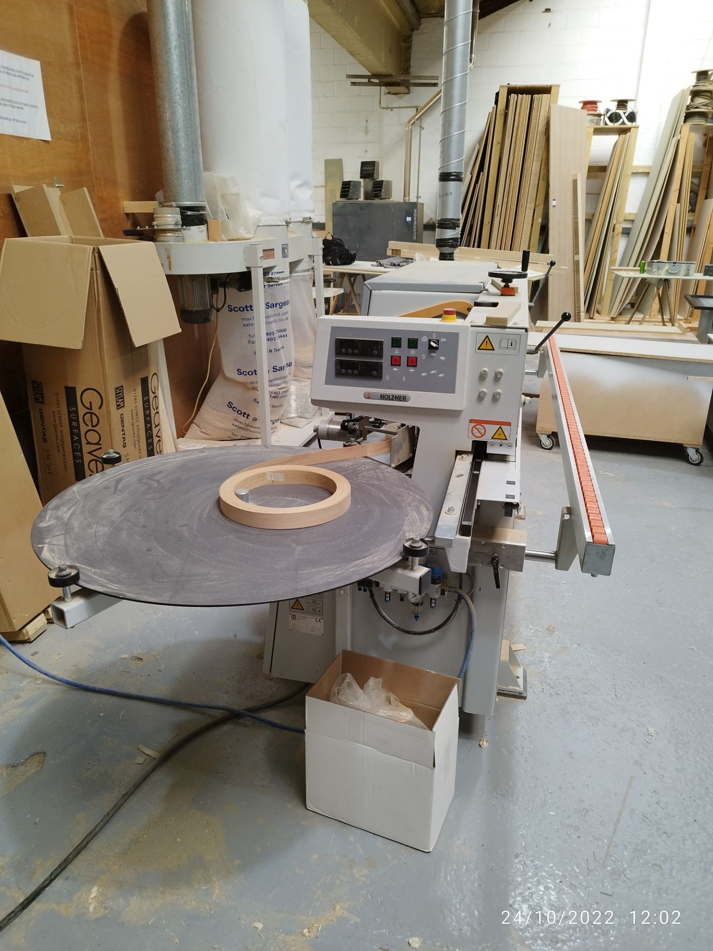 Holzher Uno 1302 Edge Banding Machine, Serial Number 1525/1-607, Series KAM16V4 (2016) ( - Image 2 of 3