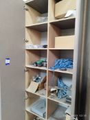 Contents of Three Cupboards to include Electrical Components, Brad Nails & Fixings