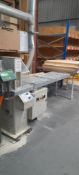 Stromab TR500 Cut Off Saw, with roller feed table, s/n 220928 (2002)