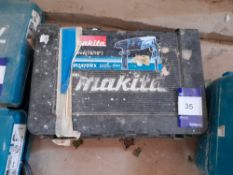 Makita HR2470WX hammer drill 3 phase to case