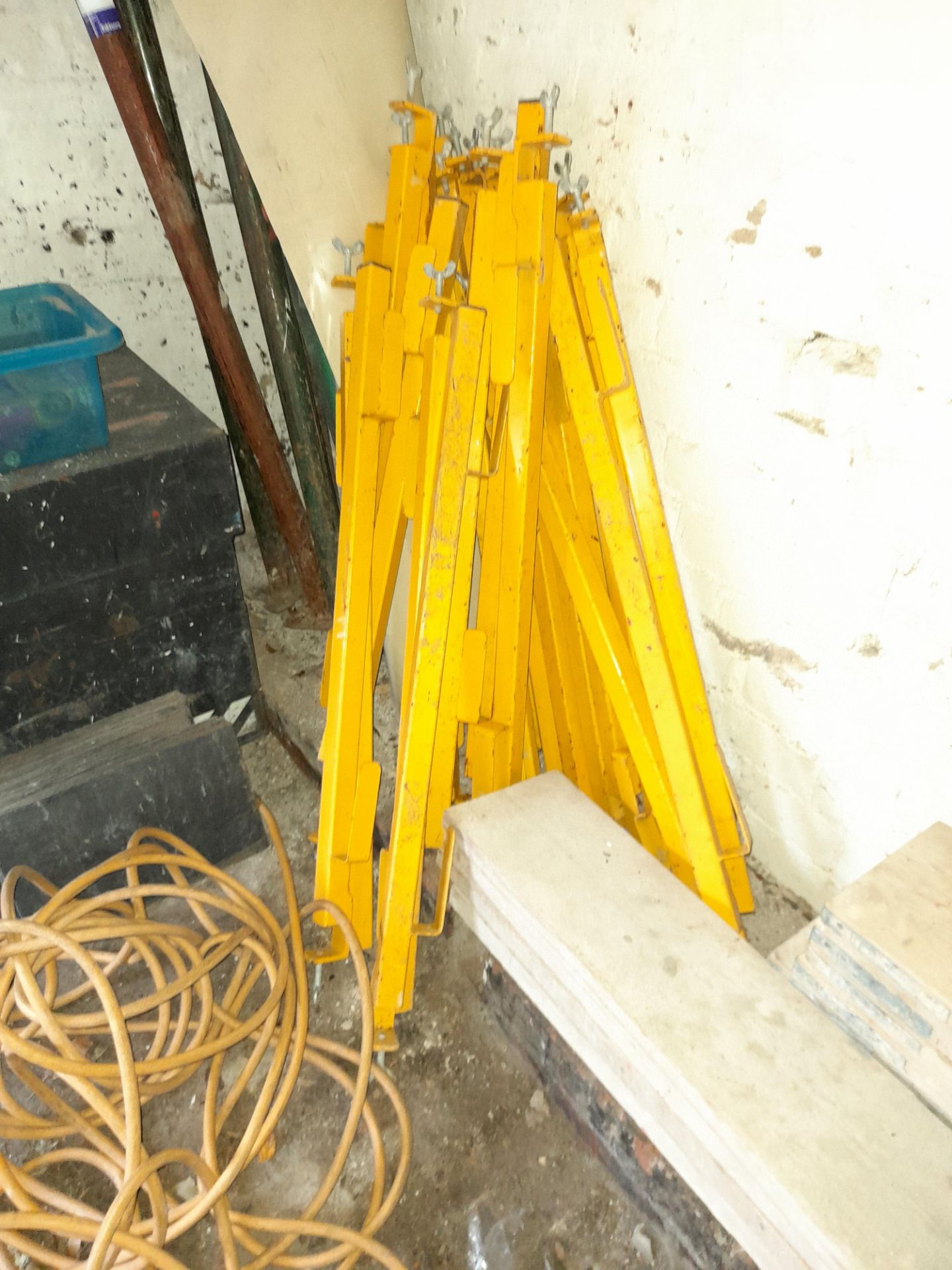 Large quantity of Trestles, with safety barrier ar - Image 2 of 2