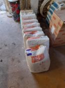Approx. 6 x bags of Thistle Multifinish, 25kg, 2 x