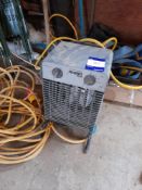 Rhino FH3 heater, 3 phase, with extension cable