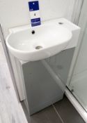 Small Sink Unit with Vanity Cabinet.