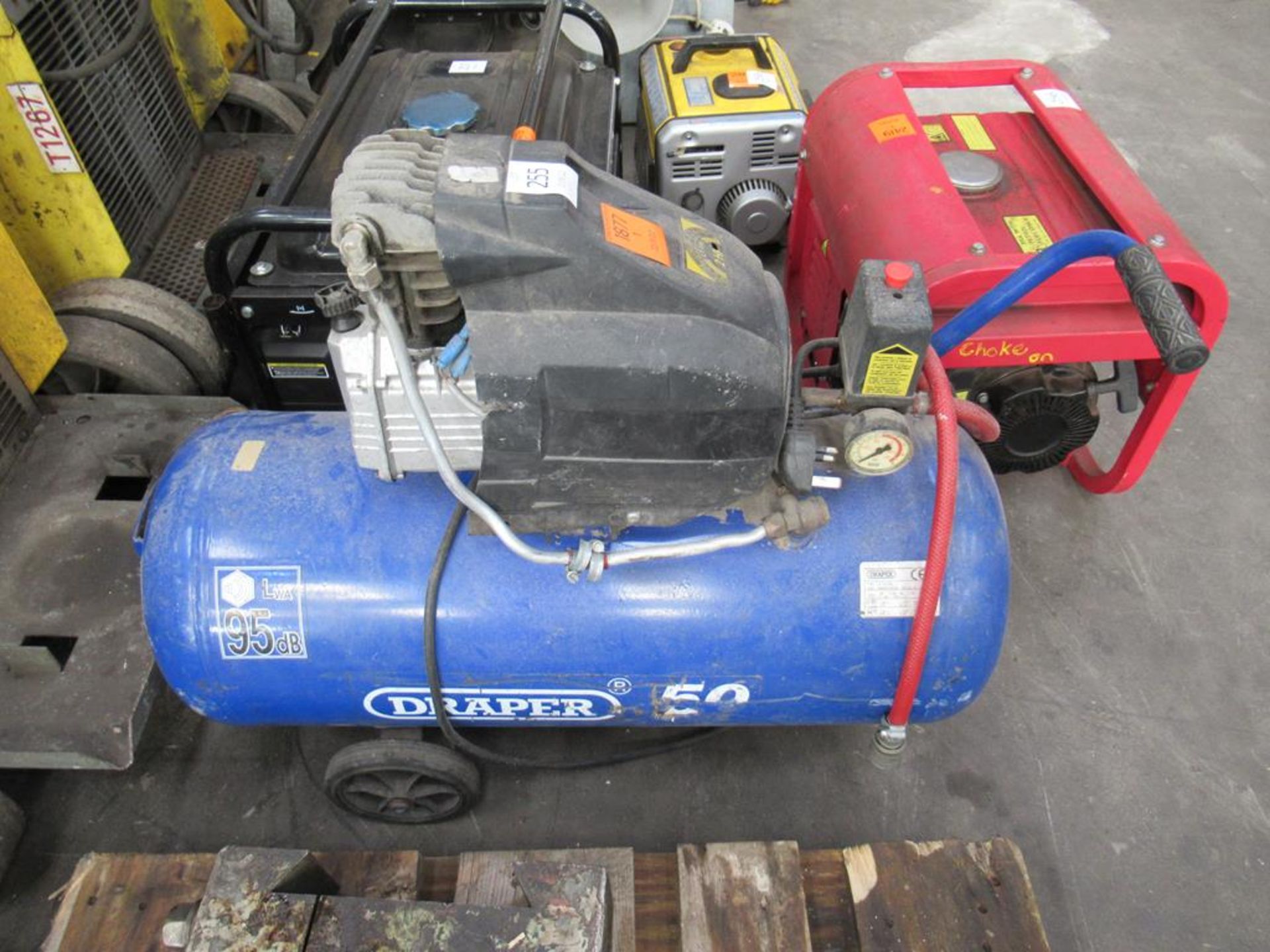 A Draper 50, 240V Air Compressor