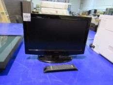 An Hitachi 19" L19VG07UM LED TV