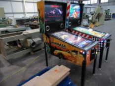 An American Mega Trends, Multi-Pinball, Electronic Pinball Machine, Token Only, Working Condition