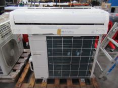 A Mitsubishi SRK63ZMS 6.3kW Split Wall Mounted Heat Pump Air Conditioner