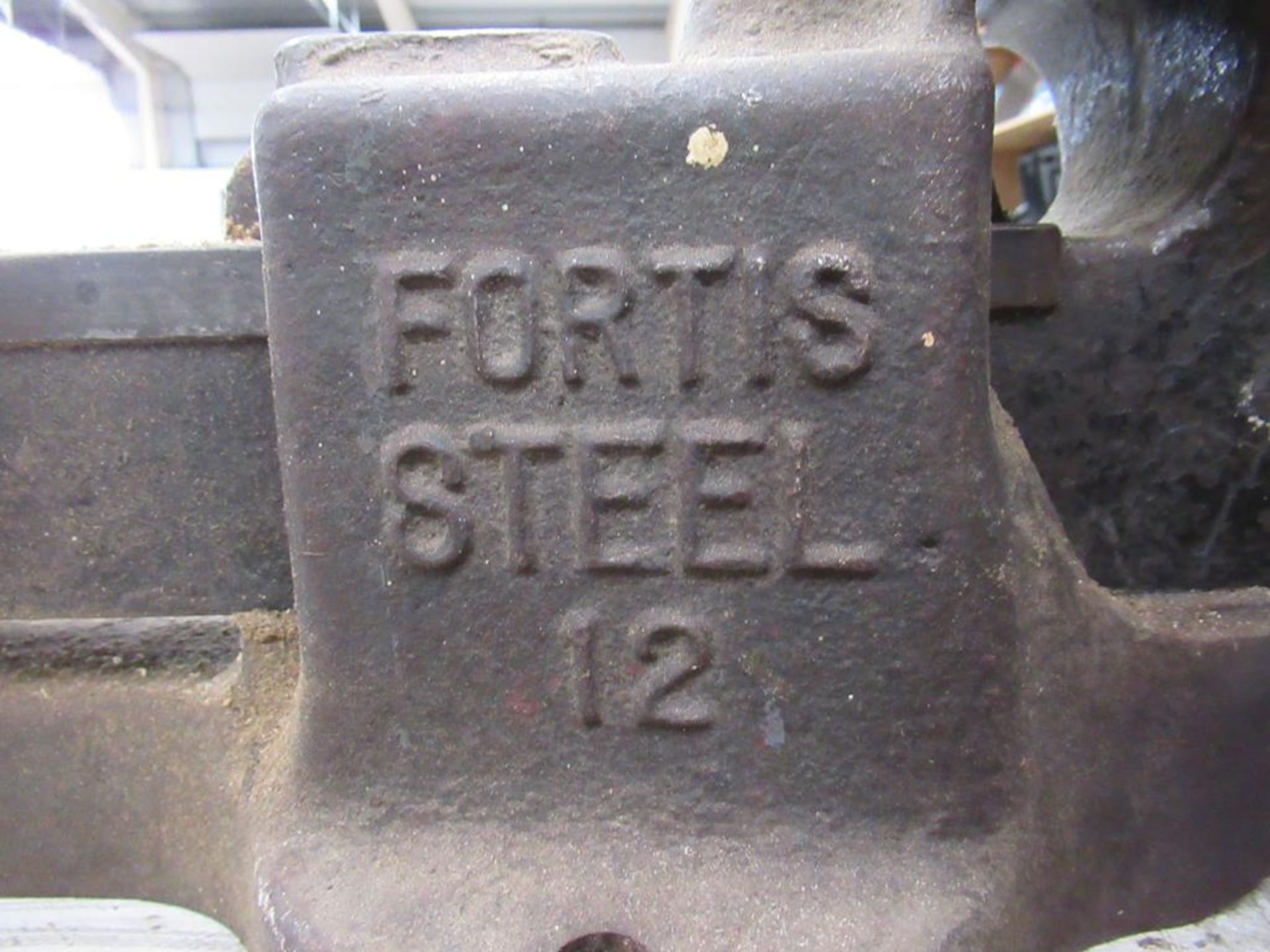 A Fortis Steel 12 Vice, together with a selection of Blacksmith Hand Tools - Image 3 of 7