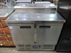 A S/Steel Polar Refrigeration G604 Refrigerated Preperation Counter