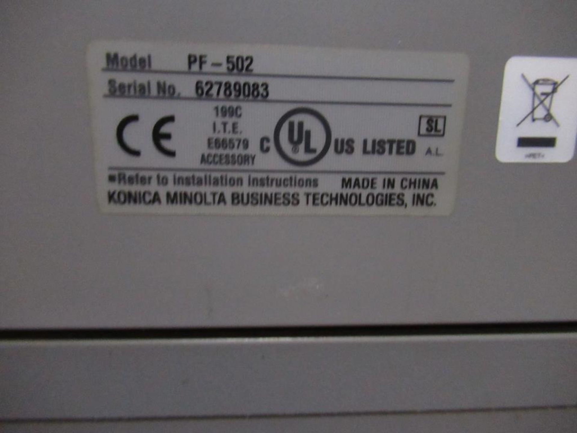 A Konica Minolta 162 Photo Copying Machine - Image 5 of 5