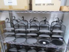 10x Half Bird Cage Hanging Display Units