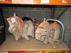 2x Stihl Petrol Stone Saws (in need of attention)