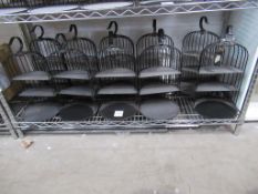 10x Half Bird Cage Hanging Display Units + 1 other