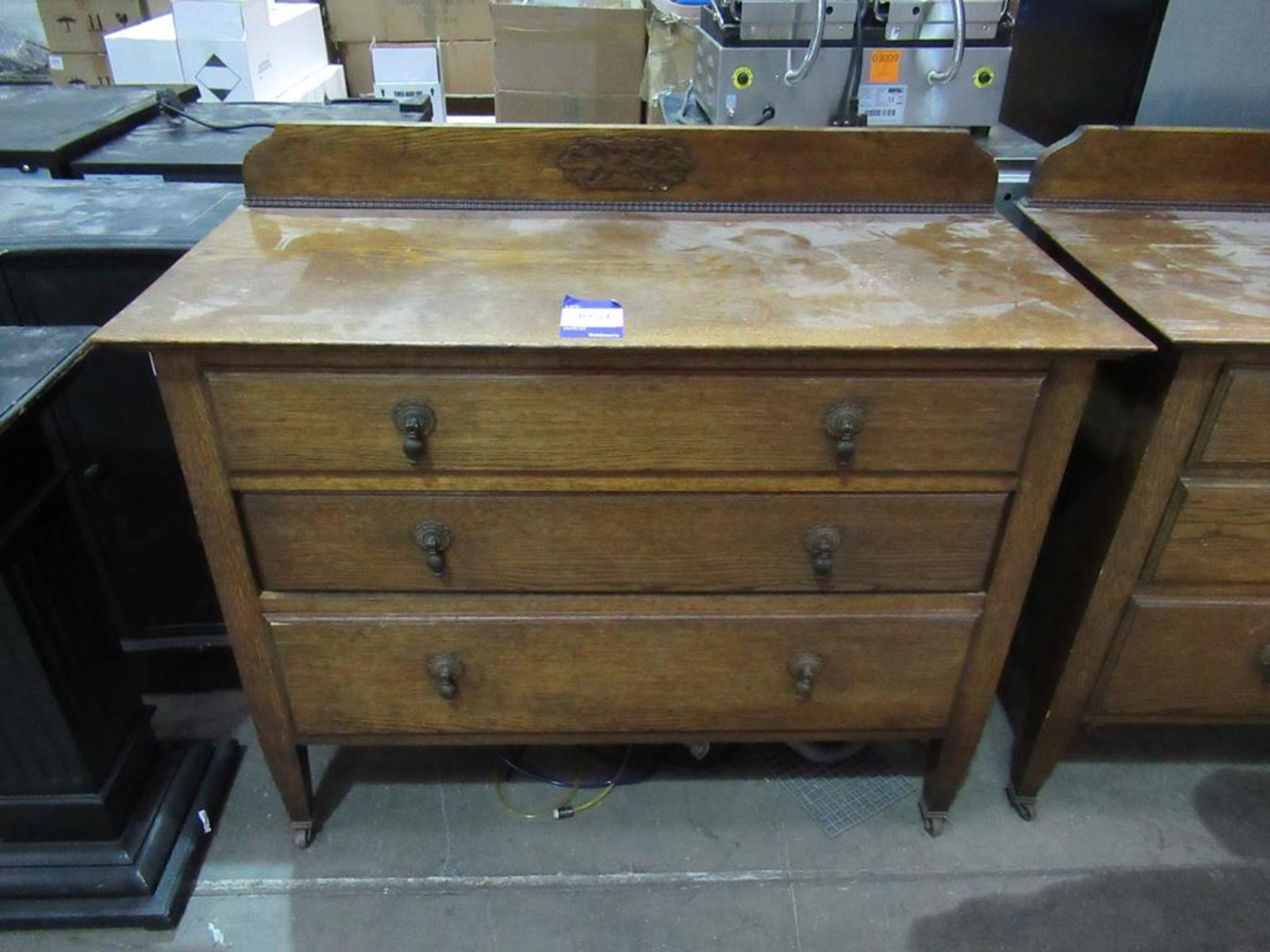 1x Black Painted Sideboard, 2x Chest of Drawers, 1x Magazine Rack and A Plant Stand - Image 3 of 6