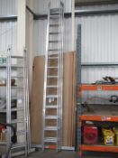A TB Davis Triple 45 Rung Ladder