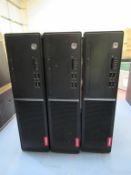 3x Lenovo V520S i3 7th Gen PC Towers (no hard drives)