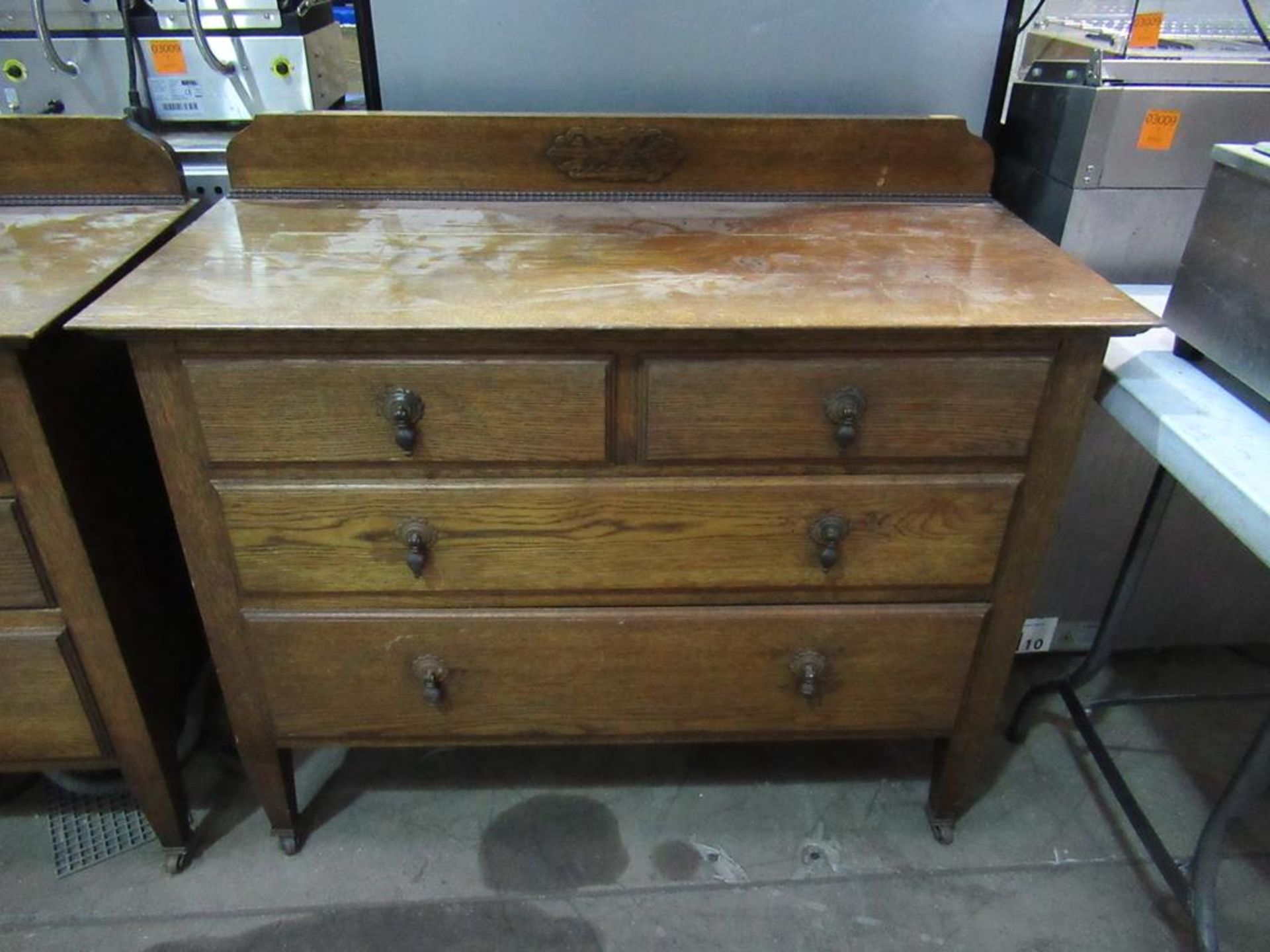 1x Black Painted Sideboard, 2x Chest of Drawers, 1x Magazine Rack and A Plant Stand - Image 2 of 6