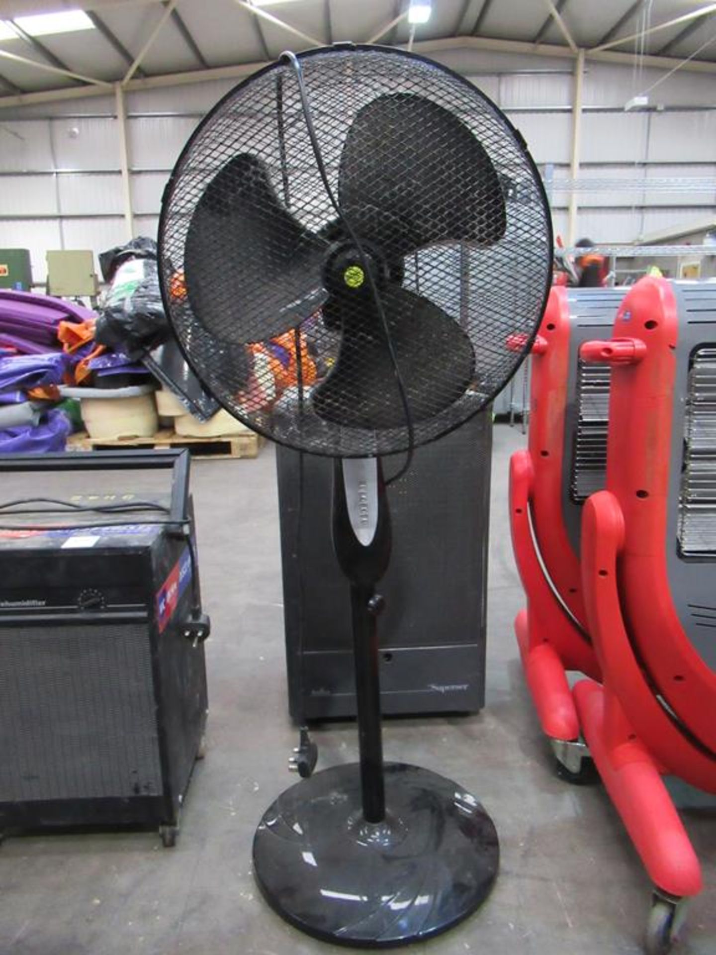 A Pedestal Fan, A Gas Water Boiler and Gas Fire - Image 5 of 9