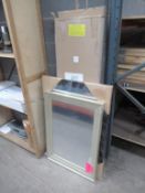 1x Floor Standing Mirror and 2x Wall Hung Mirrors