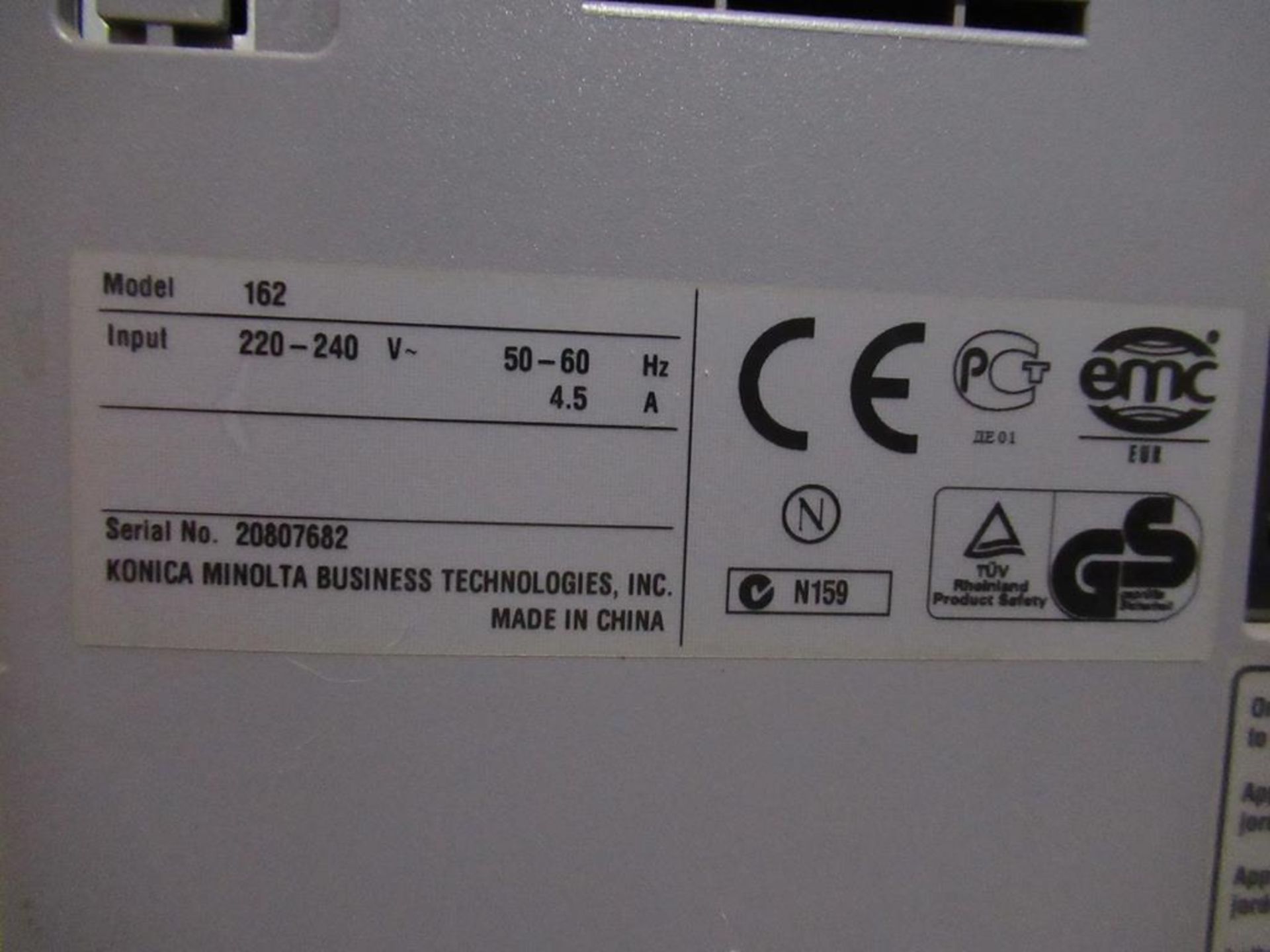 A Konica Minolta 162 Photo Copying Machine - Image 4 of 5