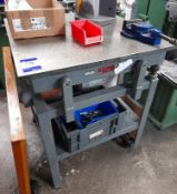 Steel Surface Table & Stand 2' x 2'