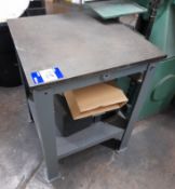 Steel Surface Table 2’ x 2’