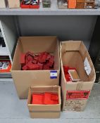 3 x Boxes Lista Red Plastic Component Trays