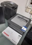 Brother HL-3240 Printer & Paper Shredder