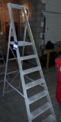 Aluminium 7 tread step ladder