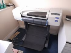 HP Design Jet 510 colour larger format printer, to first floor office