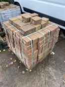 Pallet of Block Paving Brick Pavers - Brett Omega Autumn Gold Blocks