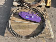 3000Kg Tirfor Winch (with 19 Metre of cable)