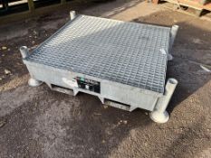 Galvanised Steel Bunded Spill Pallet