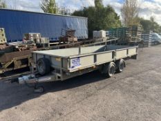 Ivor Williams 3500Kg Dropside Trailer.