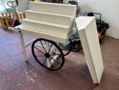 Wooden Sweet Cart/ Weddings/ Events/ Market Cart