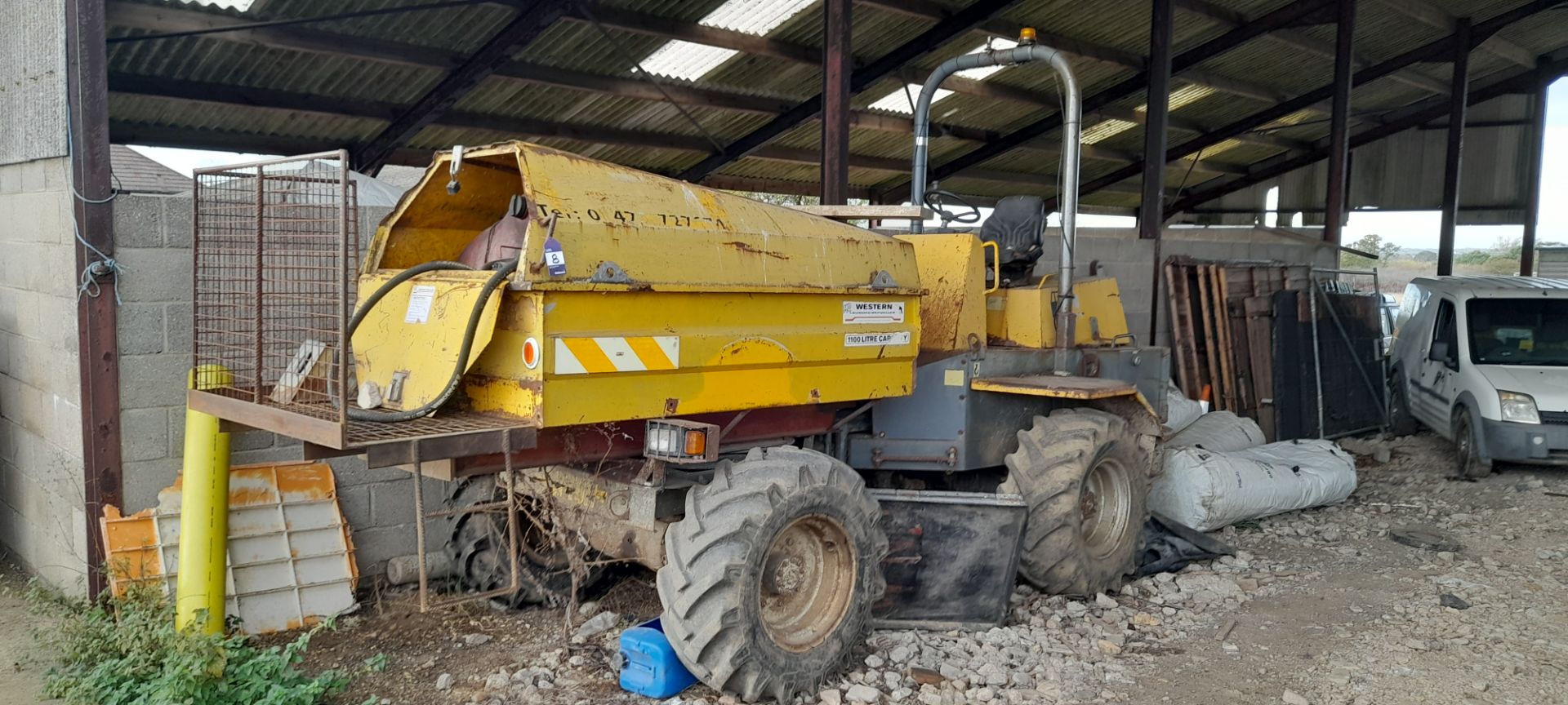 Newson 6 Tonne Dumper converted to mobile fuel dowser – Spares or Repair