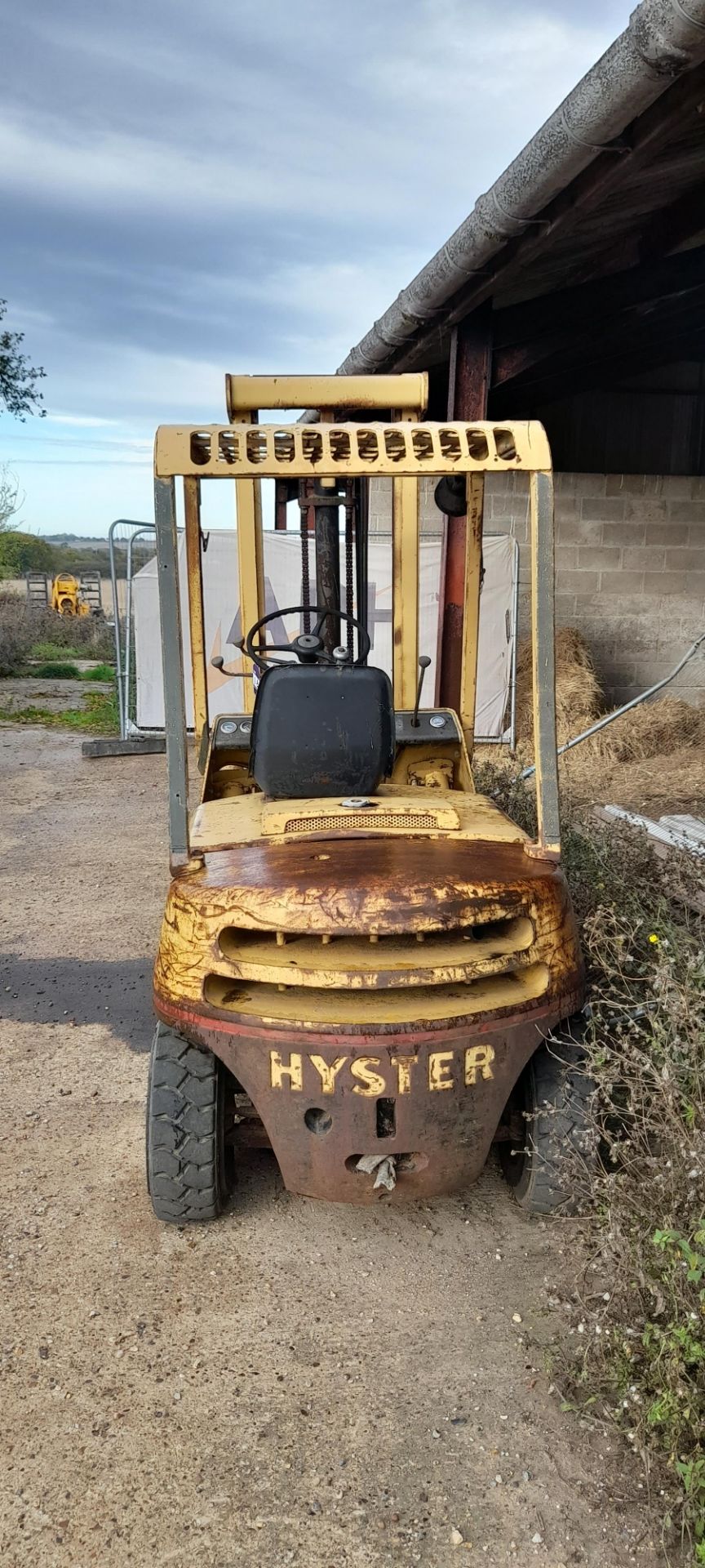 Hyster approx.. 5 tonne Diesel Forklift, Hours 2851 – Spares or Repair - Image 4 of 4