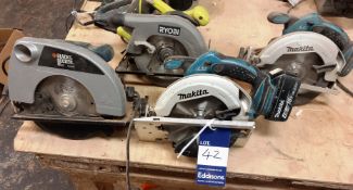 4 Various Circular Saws