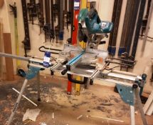 Makita DL5714 Drop Saw to Stand