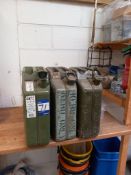 3x jerry cans