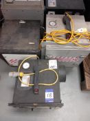 3x 500 negative pressure unit (The items in this lot have been utilised in Asbestos removal and