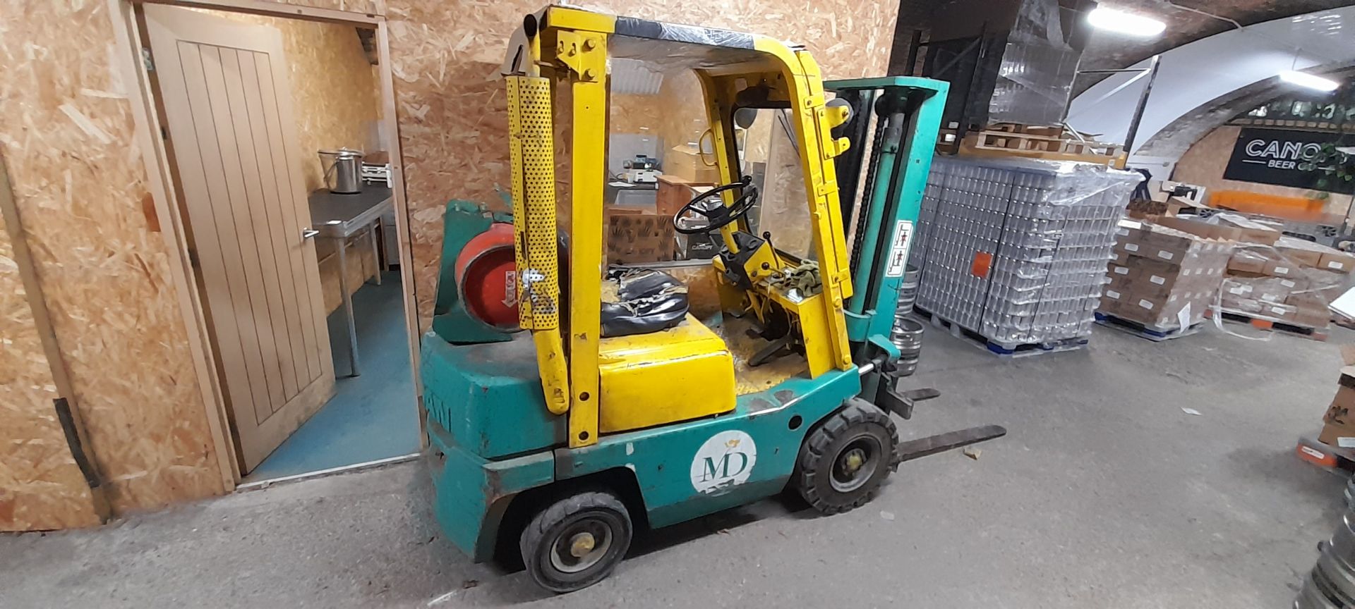 Nissan FO1A1811 LPG Forklift, Chassis 024398, 1166 Hours - Image 3 of 6