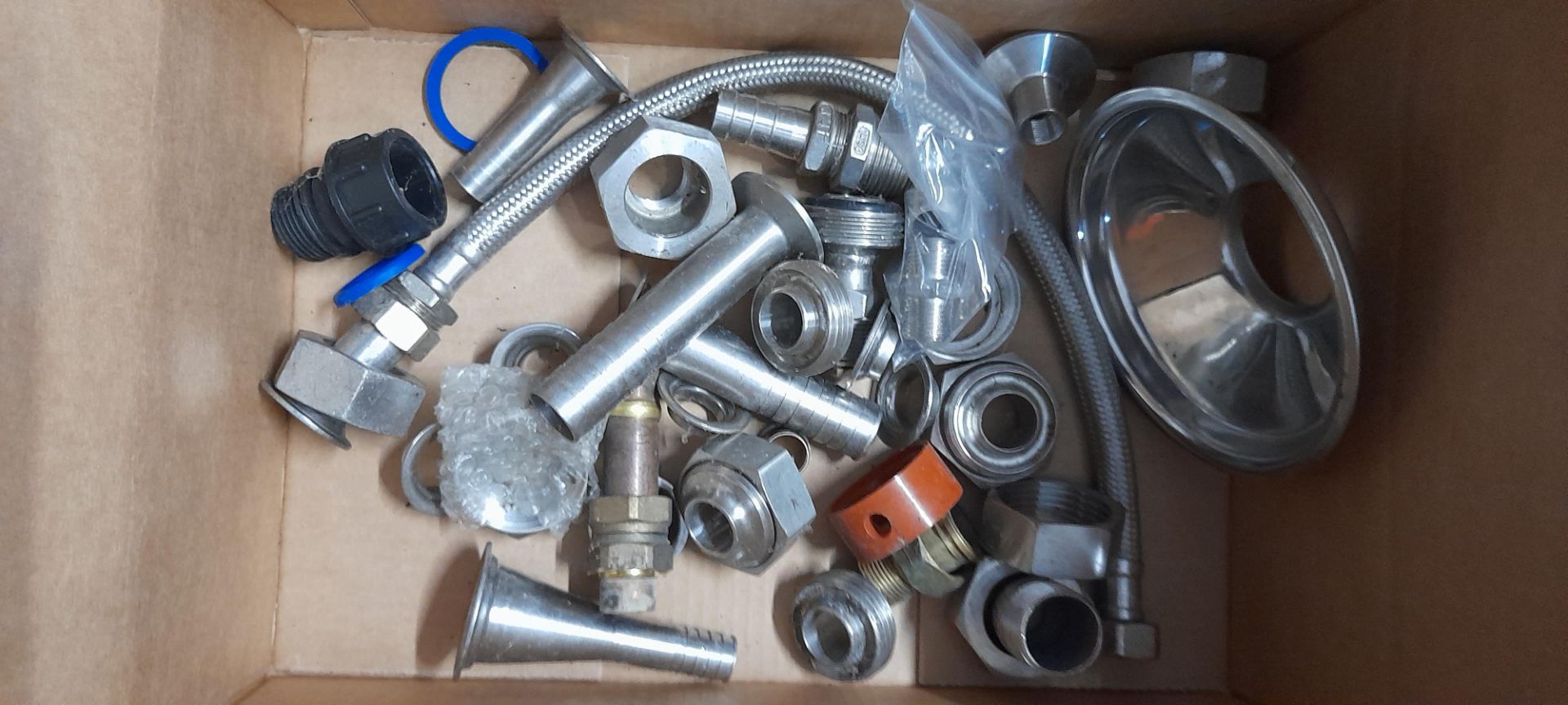 Various Stainless Steel Brewery Fittings - Image 2 of 2