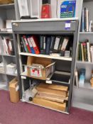 4 x Project tambour fronted shelving units (Contents excluded – will be empty) (various sizes)
