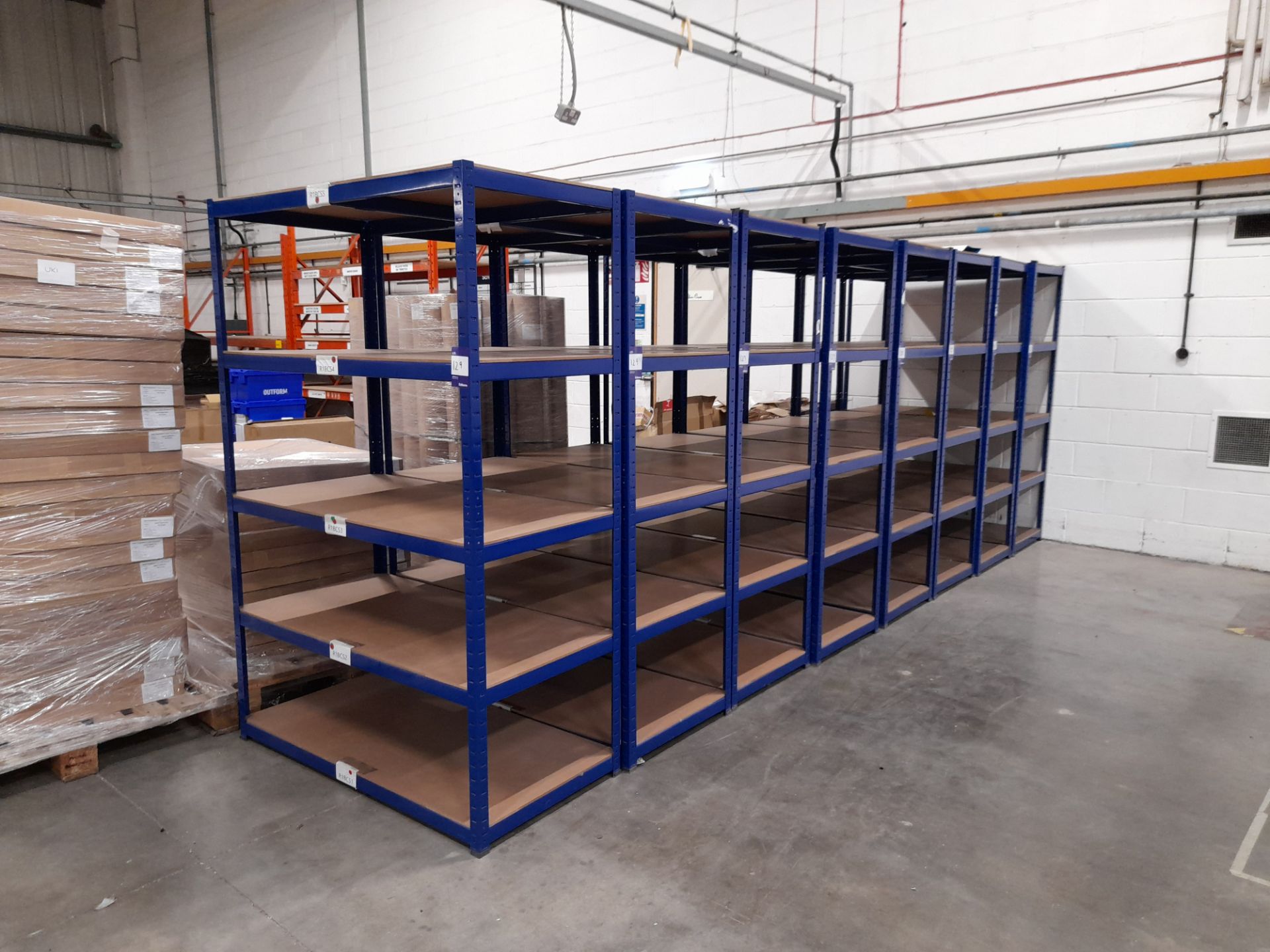 2 x 5 Tier Light Duty Racks