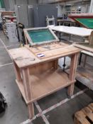 2 x Fabricated Screen Print Tables