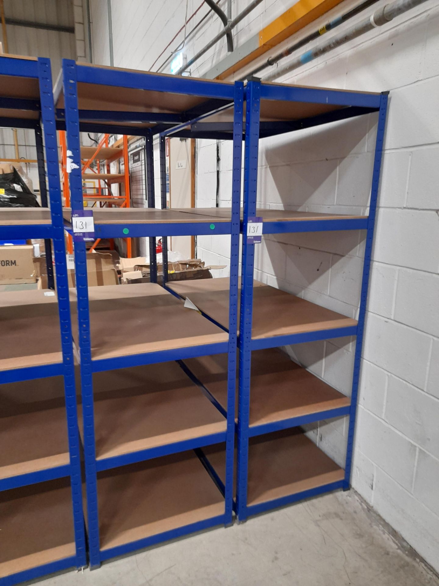 2 x 5 Tier Light Duty Racks - Image 2 of 2