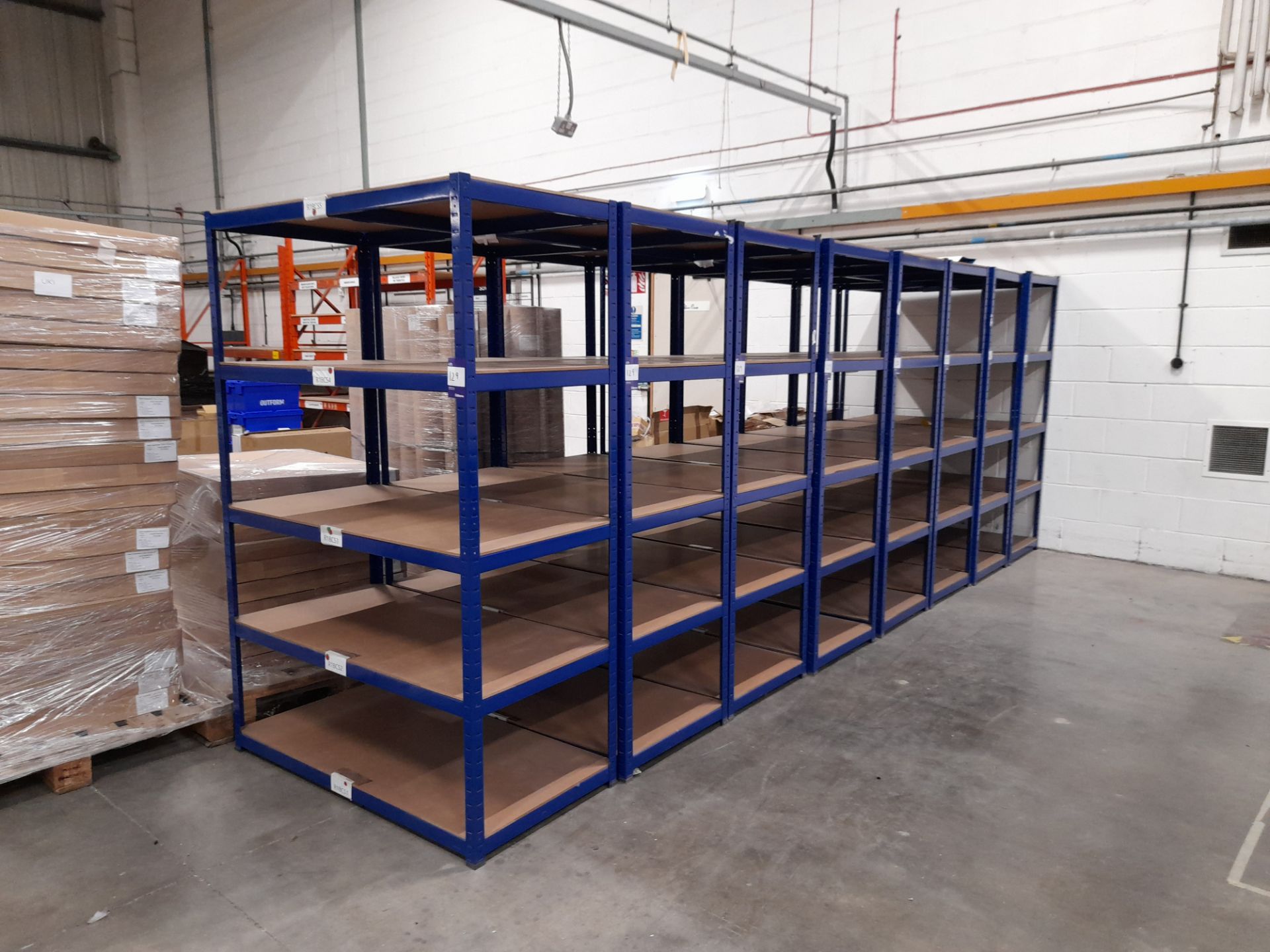 2 x 5 Tier Light Duty Racks