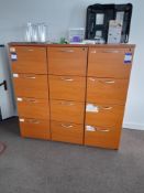 3 x Four drawer filing cabinets (photos for illustrative purposes only) (contents excluded)